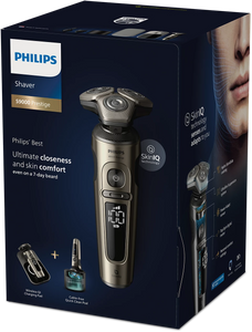 Philips®Shaver S9000 Prestige Nedves száraz elektromos borotva SkinIQ-val