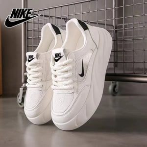 Vara 2024 【Nike】 pantofi albi noi cu talpă groasă