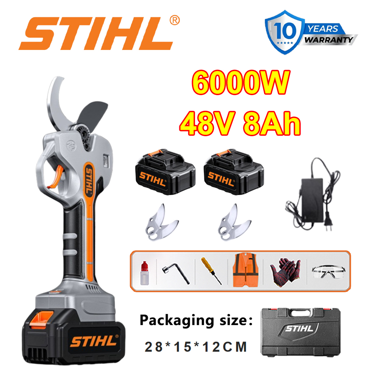 Foarfece de tundere fără perii STIHL 10000W litiu-ion