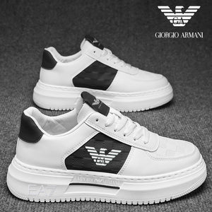 Pantofi de tenis pentru bărbați, din piele naturală, cu talpă moale ARMANI®