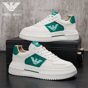 Pantofi de tenis pentru bărbați, din piele naturală, cu talpă moale ARMANI®