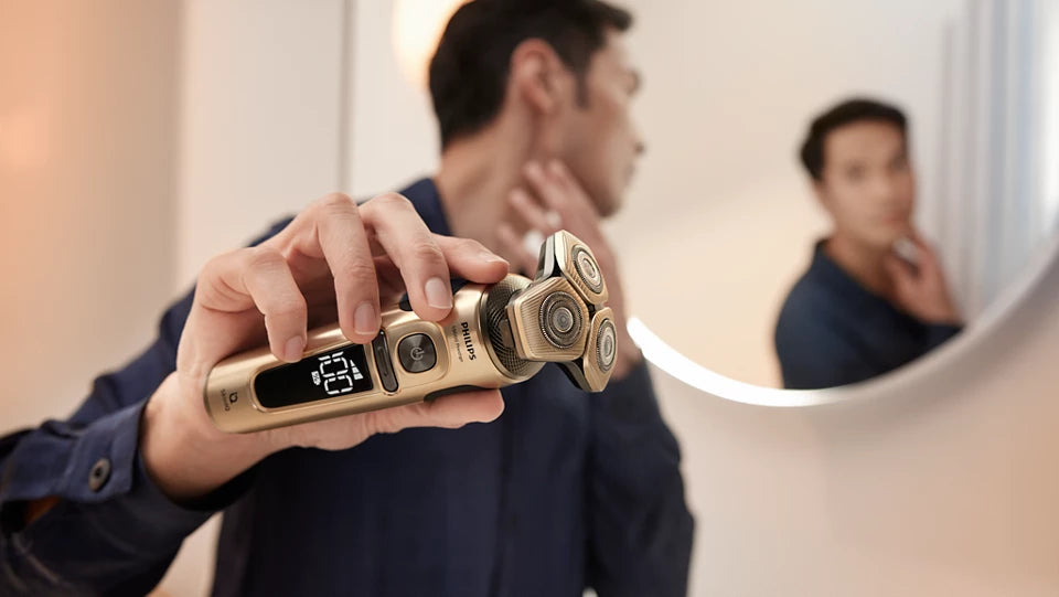 Philips®Shaver S9000 Prestige Nedves száraz elektromos borotva SkinIQ-val