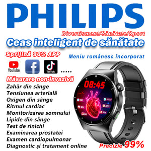 【Philips Healthcare】Măsurare neinvazivă de înaltă precizie a glicemiei, ceas inteligent pentru aci