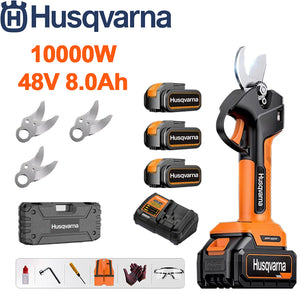 Foarfecă de grădină Husqvarna 15000W cu baterie litiu-ion și motor fără perii