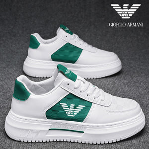 Pantofi de tenis pentru bărbați, din piele naturală, cu talpă moale ARMANI®
