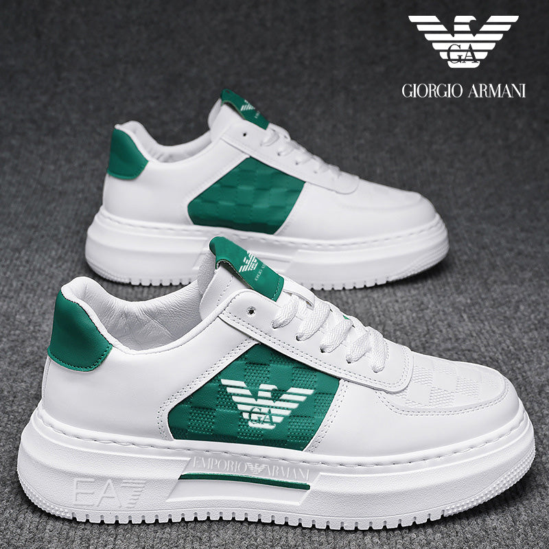 Pantofi de tenis pentru bărbați, din piele naturală, cu talpă moale ARMANI®