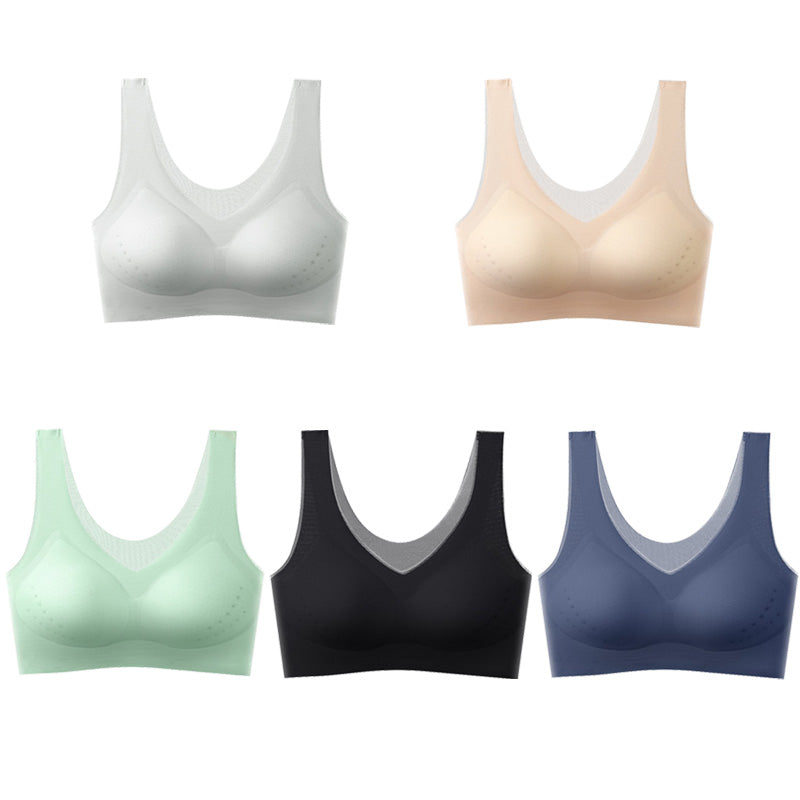 New 2023 Ice Silk Sutien fără cusături respirabil Ice Silk