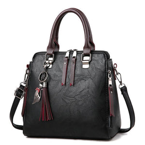 Promotion Geantă crossbody din piele cerată vintage