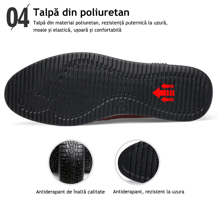 2023 Pantofi Casual Din Piele Respirabil Pentru Bărbați