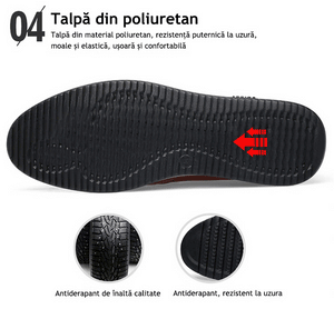 2023 Pantofi Casual Din Piele Respirabil Pentru Bărbați