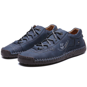 2023 Pantofi vintage din piele de vaca lucrati Manual