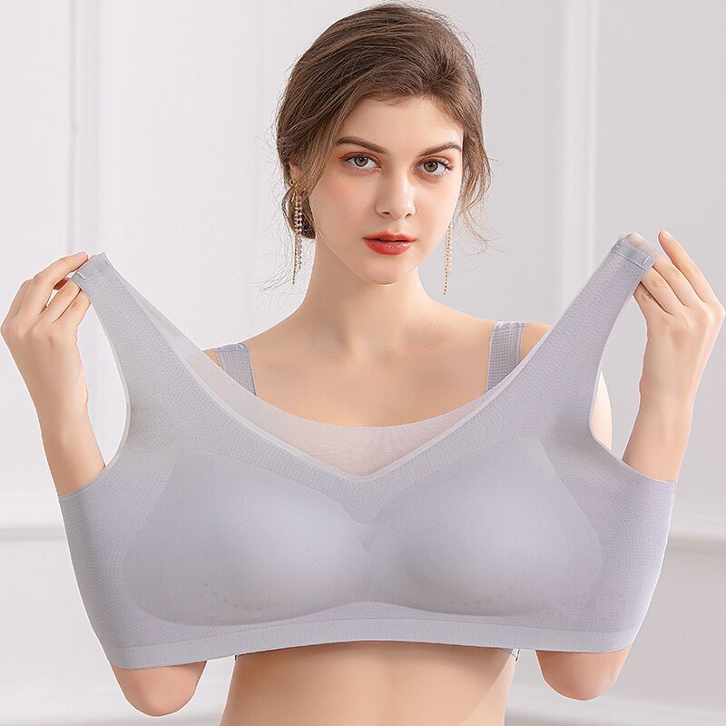 New 2023 Ice Silk Sutien fără cusături respirabil Ice Silk
