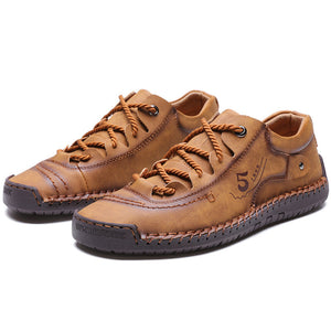 2023 Pantofi vintage din piele de vaca lucrati Manual