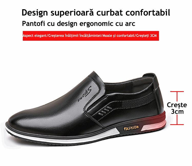 2023 Pantofi Casual Din Piele Respirabil Pentru Bărbați