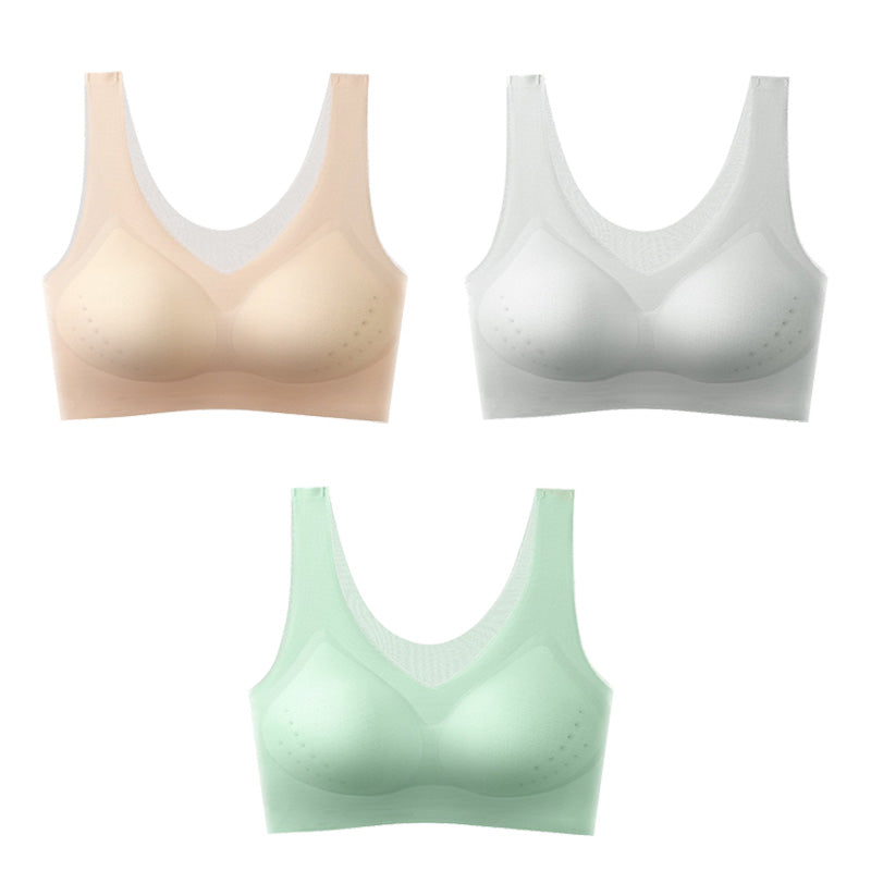 New 2023 Ice Silk Sutien fără cusături respirabil Ice Silk