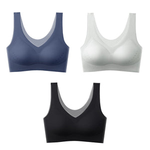 New 2023 Ice Silk Sutien fără cusături respirabil Ice Silk
