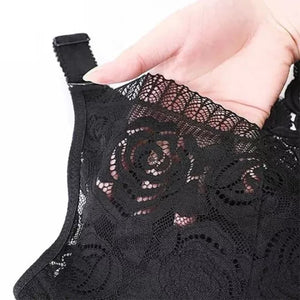 Sutien cu închidere frontală și spate roz pentru a preveni bolile de sân - Confortul pe toată durata zilei într-un sutien.
